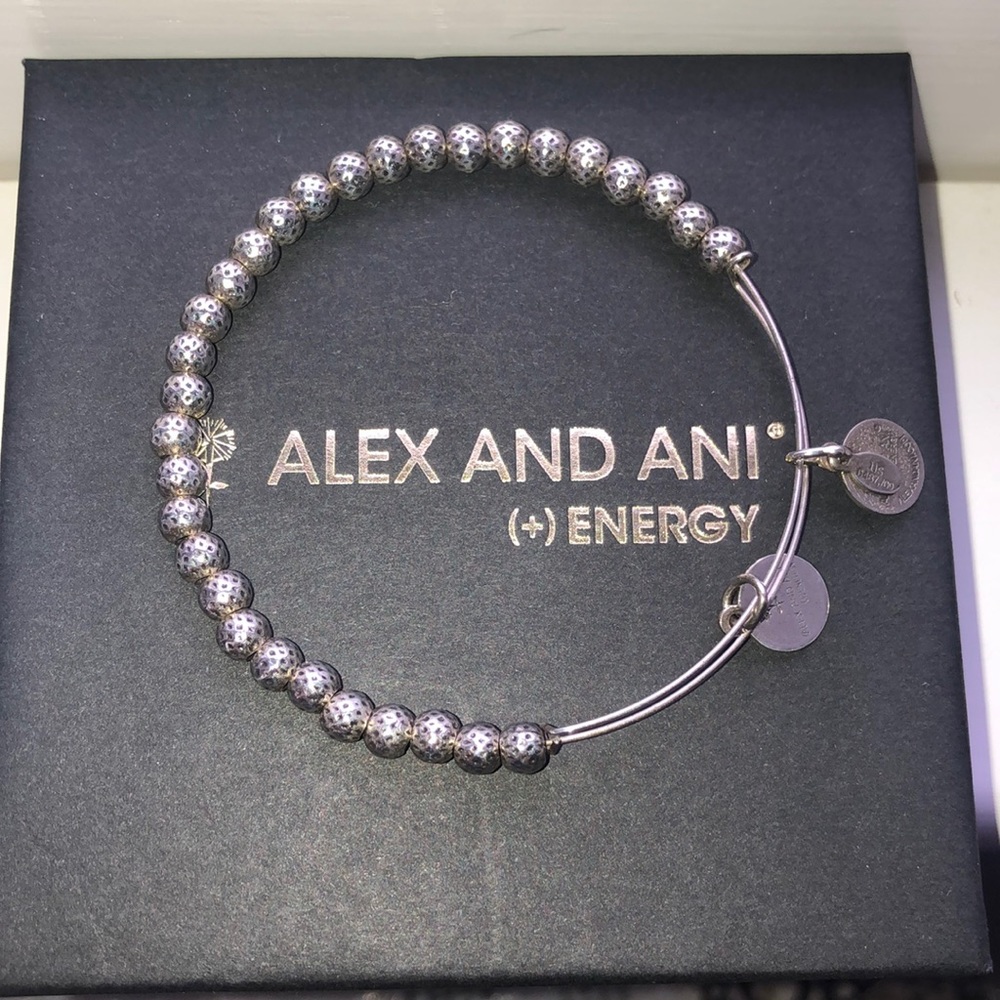 Alex and Ani Silver Ball Bracelet